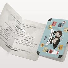 Invitaciones de boda, seatting plan, etiquetas de regalos, menús. Graphic Design project by Francesca Villoslada - 03.21.2016