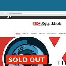 TEDxUDeustoMadrid Ein Projekt aus dem Bereich Webentwicklung, Grafikdesign und Webdesign von Tintácora Estudio Creativo - 21.03.2016
