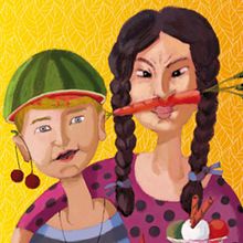 ILUSTRACIONES PARA EMPRESA DE CATERING + CARPETAS. Design, and Traditional illustration project by Félix Rebollo - 07.11.2016
