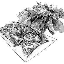 Ilustraciones gastronómicas. Editorial Design, and Traditional illustration project by Manu Díez - 03.25.2016