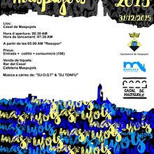 Cartel Fin de Año 2015 (Ajuntament Maspujols). Graphic Design project by Aitor Bueno Molina - 03.28.2016