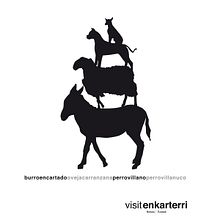 Design of  t-shirts and fabric bags for Enkartur (Tourist promotion of  Las Encartaciones, Bizkaia). Een project van Ontwerp van accessoires y Grafisch ontwerp van polp - 30.04.2012