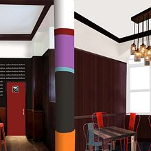 Proyecto de reforma, imagen y decoración Bar Laidatxu . % Lucia Bonilla tarafından hazırlanan İç Tasarım, Ve Grafik Tasarım projesi - 06.29.2013