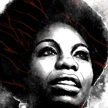 Yorokobu // Rock´n´Draw / Nina Simone. Een project van Traditionele illustratie y  Muziek van Oscar Giménez - 29.03.2016