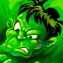 Chewie vs Hulk. Espeluznante duelo a muerte.. Un progetto di Illustrazione tradizionale di Josep Giró - 29.03.2016