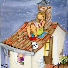 En el tejado. Un proyecto de Ilustración tradicional de Isabel Osma - 29.03.2016