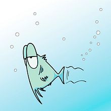 Tira cómica: "Como pez en el agua". Comic, and Traditional illustration project by Alejandro Lendínez Rivas - 06.03.2012