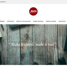 Monpiel - Web Design . Desain Web proyek oleh Guillermo Centurión - 03.01.2016