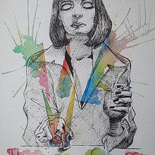 Acuarela. Fine Arts, and Traditional illustration project by Bea Gui Llo - 03.30.2016
