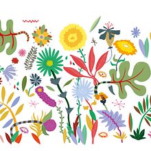 Flora. Traditional illustration project by Albert Valiente - 03.31.2016