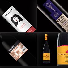 Diseños para Marcas de Vino . Pencitraan Merek & Identitas proyek oleh Dori López - 03.31.2016