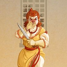 Barbie & Lizz (The barbarian and the lizard). Un proyecto de Bellas Artes, Dirección de arte, Diseño de personajes e Ilustración tradicional de Marr - 01.04.2016