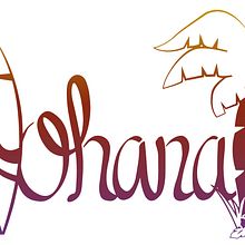 Lettering - Ohana. Projekt z dziedziny Design, Projektowanie graficzne, T i pografia użytkownika Marta Flores Huelves - 01.04.2016