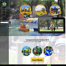 Diseño Web Camapamentos Tatanka Camp Ein Projekt aus dem Bereich Webentwicklung und Webdesign von Juan Padi - 01.04.2016