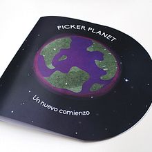 Picker Planet. Graphic Design, Traditional illustration, and Packaging project by María Rodríguez Vázquez - 04.01.2016