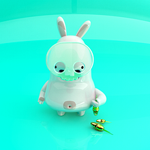 SKULL/BUNNY. 3D project by Cristian Rivas - 04.03.2016