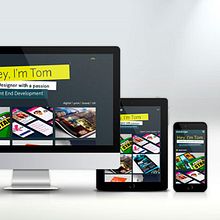 Tom Design Portfolio. Web Development, Web Design, and UX / UI project by Tommaso Tavormina - 04.03.2016