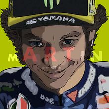 Valentino Rossi. Un progetto di Belle arti, Direzione artistica e Graphic design di Martín Catalá Benítez - 03.04.2016