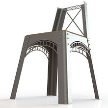 Eiffel Chair. 3D, Animation, Architecture, Interior Architecture, Street Art, Arts, Crafts, Fine Arts, Br, ing, Identit, Calligraph, Film, Film, Video, TV, Collage, Comic, Creative Consulting, Cop, writing, Programming, Web Development, Art Direction, Design, Automotive Design, Shoe Design, Accessor, Design, Lighting Design, Interior Design, Jewelr, Design, Game Design, To, Design, Information Design, Furniture Design, Making, Character Design, Product Design, Costume Design, Editorial Design, Graphic Design, Industrial Design, Interactive Design, Web Design, Education, Set Design, Writing, Sculpture, Events, Photograph, Design Management, Traditional illustration, Infographics, IT, Marketing, Motion Graphics, Multimedia, Music, Packaging, L, scape Architecture, Paper Craft, Painting, Photograph, Post-production, Advertising, Screen Printing, Social Media, Sound Design, Stop Motion, TV, T, pograph, UX / UI, VFX, and Video project by Mauricio Ercoli - 04.03.2016