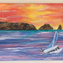 Costa Brava , Patín Catalá Ein Projekt aus dem Bereich Bildende Künste und Malerei von Natalie NVM - 04.04.2016
