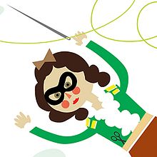 Super-Manuela. Un proyecto de Arte urbano e Ilustración tradicional de katrina mernagh - 04.04.2016