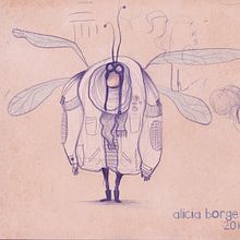 Sin rumbo fijo.... Character Design, and Traditional illustration project by alicia borges - 04.06.2016