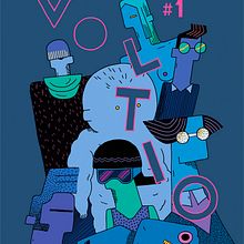 Voltio Magazine #1. Un proyecto de Ilustración tradicional de Ana Galvañ - 06.04.2016
