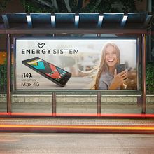 Energy Phone 4G - Billboard Ein Projekt aus dem Bereich Werbung, Fotografie, Kunstleitung, Grafikdesign und Produktdesign von Estefania Carreres - 07.04.2016