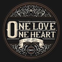 One Love One Heart Ein Projekt aus dem Bereich Kalligrafie von Alejandro Roldan - 07.04.2016