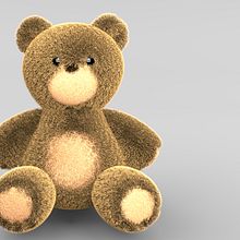 Osito de peluche realizado con Blender. 3D project by Cristina González - 12.11.2015