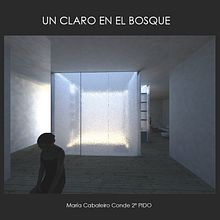 Un claro en el bosque   (2ºcurso Interiorismo gráfico). Interior Architecture, 3D, Architecture, Design & Interior Design project by María Cabaleiro - 04.12.2016