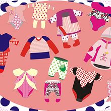 diseños para empresa de indumentaria de niños. Design, Design de produtos, e Design de vestuário projeto de natalia Del Toro - 10.04.2016
