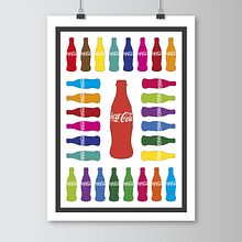 Ilustraciones Coca-Cola. Un proyecto de Br, ing e Identidad, Diseño, Diseño gráfico e Ilustración tradicional de Lorena Caminero Ambit - 10.04.2016