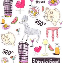 Barceló Raval Hotel. Fine Arts, Art Direction, Design, and Graphic Design project by susana_lopez - 04.10.2016