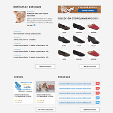 Intranet Scholl. Design, Interactive Design, Web Design, Marketing, and UX / UI project by Paulo Marques - 07.31.2015