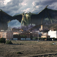 Matte Painting Cthulhu. 3D, and Photograph project by Javier García Gómez - 04.10.2016