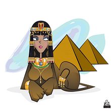 Sphinx Ein Projekt aus dem Bereich Design von Figuren und Traditionelle Illustration von Barhlo - 12.01.2016