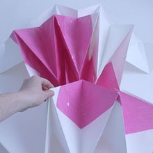 Plegar el Vacío [ #PaperArt ]. Fine Arts, Design, Set Design, and Paper Craft project by Pilar Barrios Varela - 04.08.2016