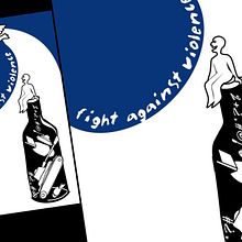 Fight against violence. 2009 Ein Projekt aus dem Bereich Design und Traditionelle Illustration von Daniel Vargas - 12.04.2009