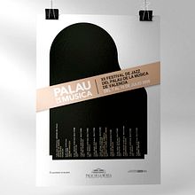 Palau de la Música Poster. Graphic Design project by Jose Ribelles - 04.13.2016