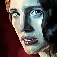 Lucille Sharpe · La Cumbre Escarlata (Crimson Peak). Fine Arts, and Traditional illustration project by Jose Antonio Moreno Monsalve - 04.13.2016