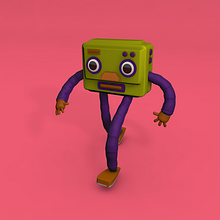 Mi Proyecto del curso: Diseño de personajes y Animación 3D . % Daniel Zuga tarafından hazırlanan 3D, Animas, on, Geleneksel illüstras, Ve on projesi - 04.14.2016
