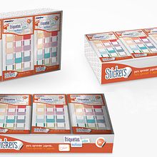 Stickers escolares. Product Design project by Belén López Reina - 04.14.2016