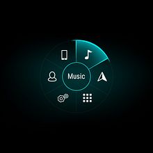 UI/UX HMI Concept. Graphic Design, Motion Graphics, and UX / UI project by Alessio Conte - 04.14.2016