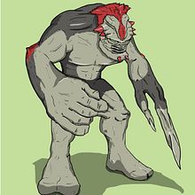 Monster. Design, and Character Design project by Alessio Conte - 04.14.2016