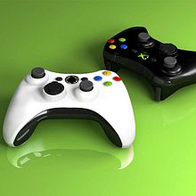 3d xbox controller. 3D project by Alessio Conte - 04.14.2016