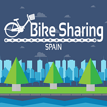 Bikesharing Spain (Navsta Rota). Art Direction, Graphic Design, and Traditional illustration project by Domingo Hernández Vaquero - 04.14.2016