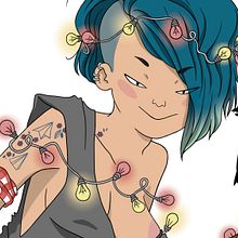 Hits with tits. Projekt z dziedziny Trad, c i jna ilustracja użytkownika Ana Oncina - 16.04.2016