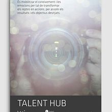 Talent Hub. Art Direction, Design, and Graphic Design project by David Olivella Pujol - 04.17.2016