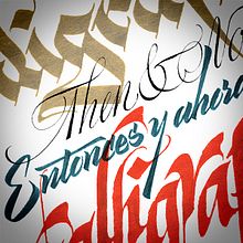 Accent | Dossier caligráfico. Calligraph project by GM Meave - 04.18.2016